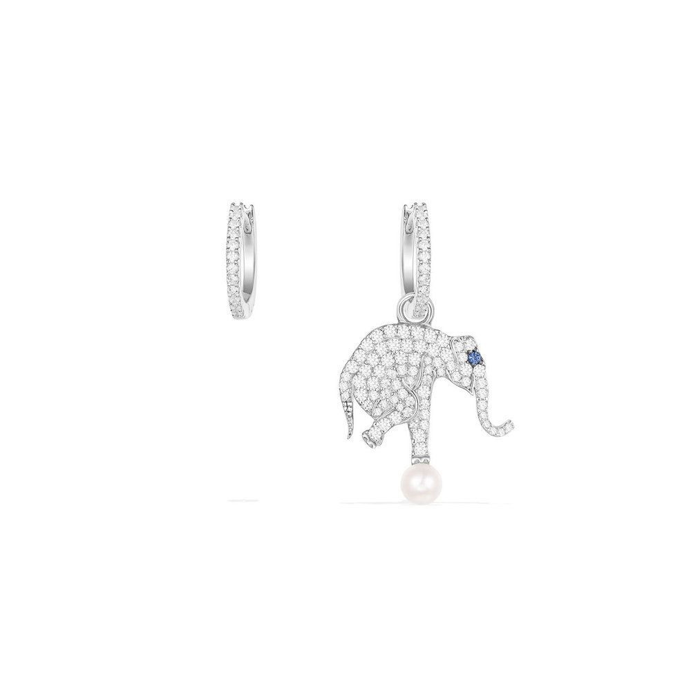 APM Monaco bee elephant sterling silver earrings